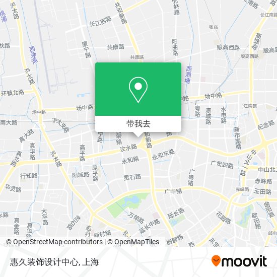 惠久装饰设计中心地图