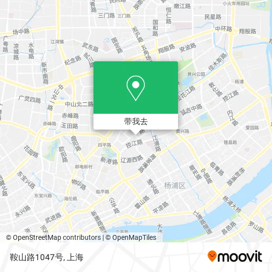 鞍山路1047号地图