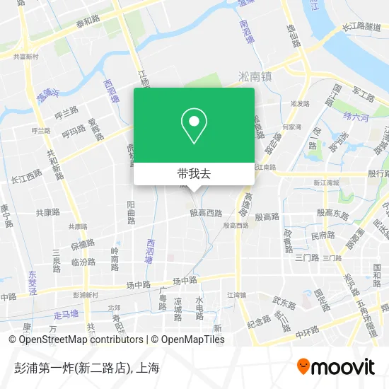 彭浦第一炸(新二路店)地图