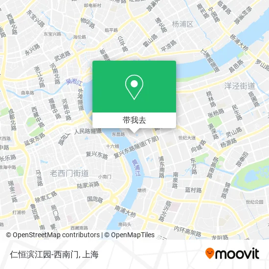 仁恒滨江园-西南门地图