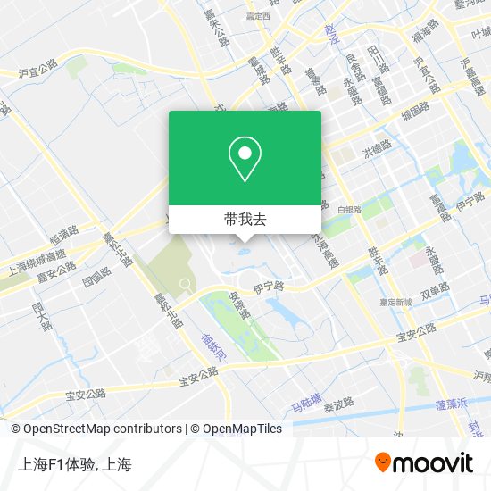 上海F1体验地图