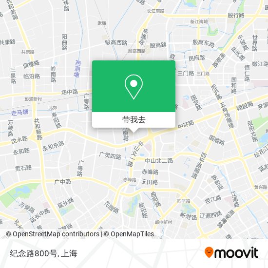 纪念路800号地图