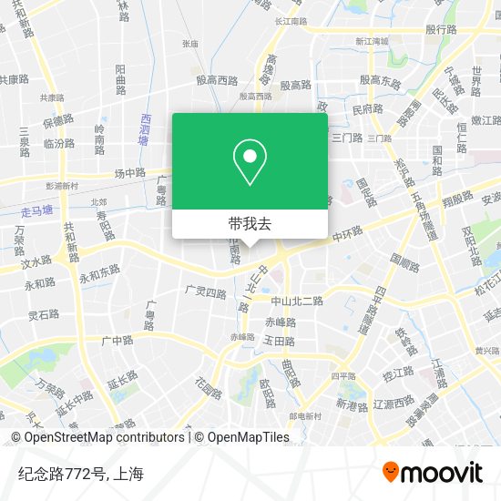 纪念路772号地图