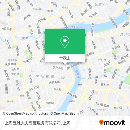 上海昱胜人力资源服务有限公司地图
