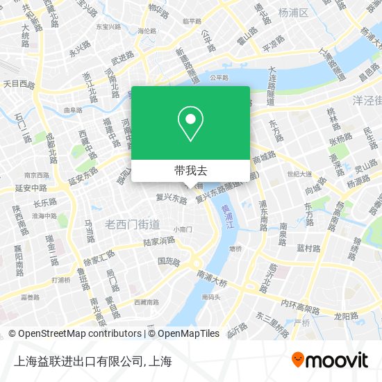 上海益联进出口有限公司地图