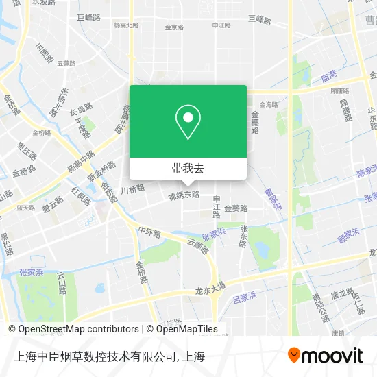 上海中臣烟草数控技术有限公司地图