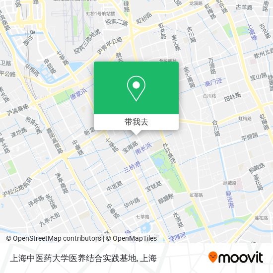 上海中医药大学医养结合实践基地地图