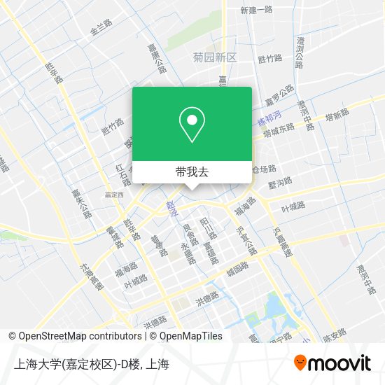 上海大学(嘉定校区)-D楼地图
