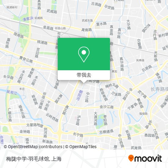 梅陇中学-羽毛球馆地图