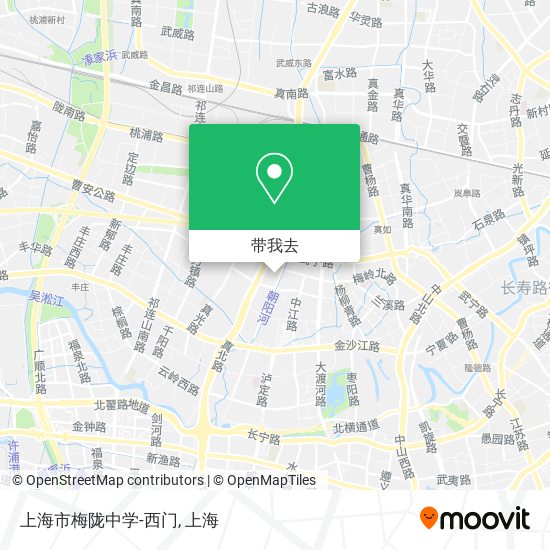 上海市梅陇中学-西门地图