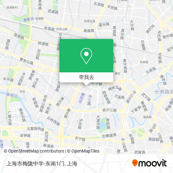 上海市梅陇中学-东南1门地图