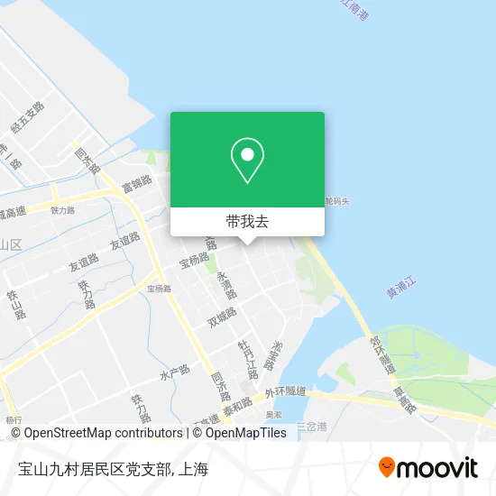 宝山九村居民区党支部地图