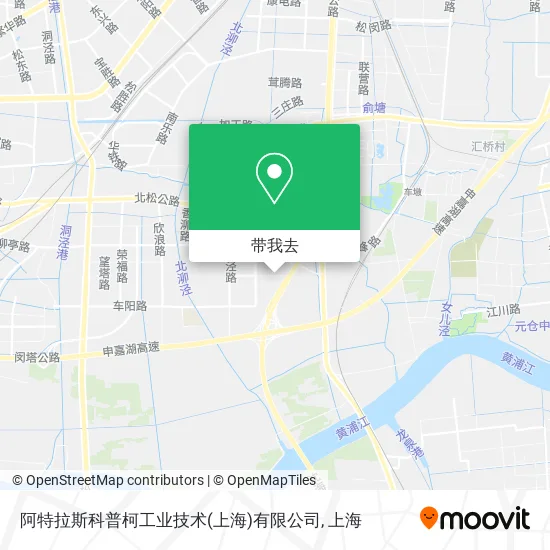 阿特拉斯科普柯工业技术(上海)有限公司地图
