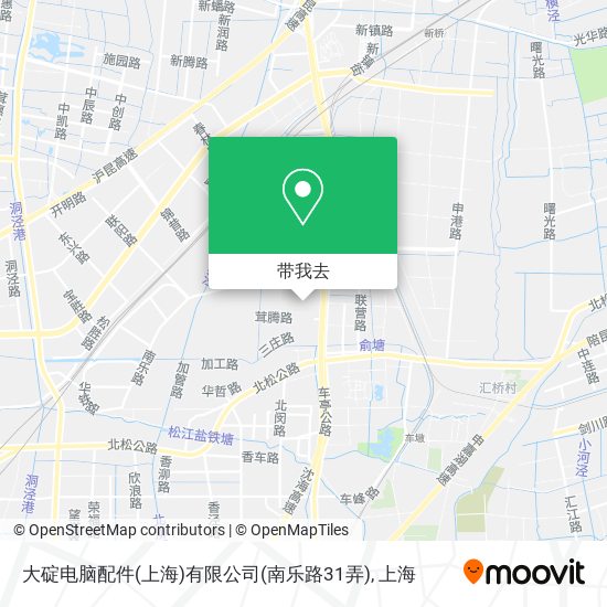 大碇电脑配件(上海)有限公司(南乐路31弄)地图