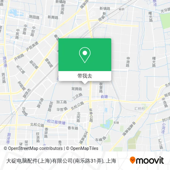 大碇电脑配件(上海)有限公司(南乐路31弄)地图