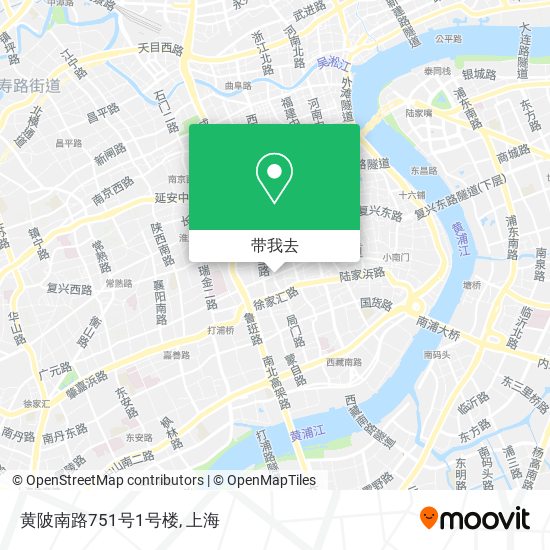 黄陂南路751号1号楼地图