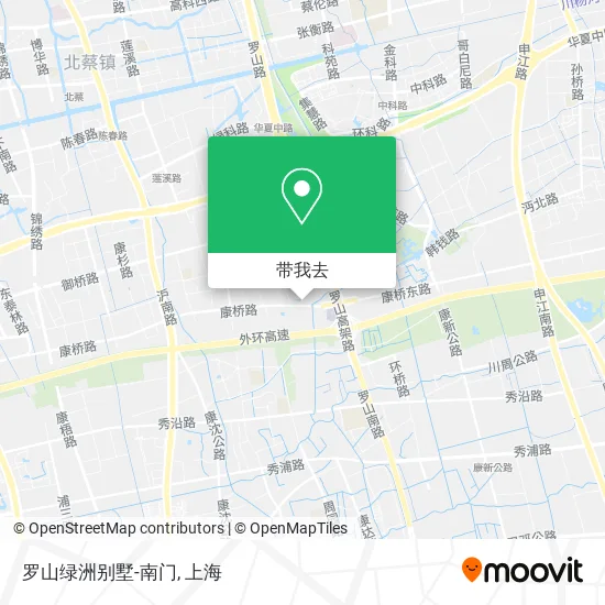 罗山绿洲别墅-南门地图
