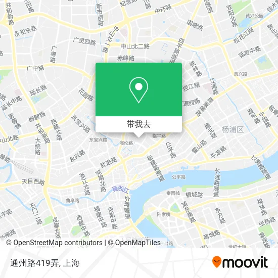 通州路419弄地图