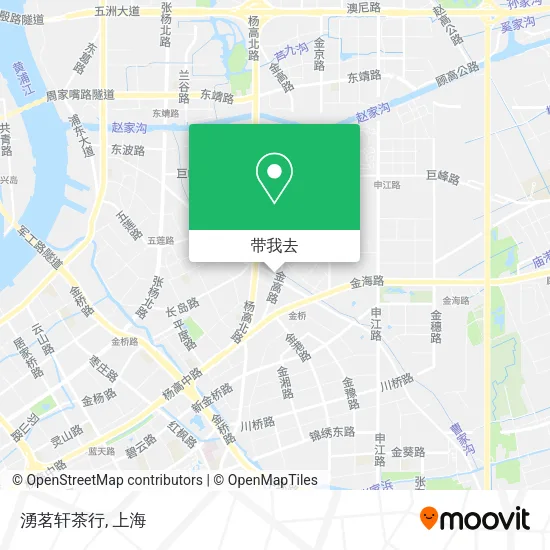 湧茗轩茶行地图