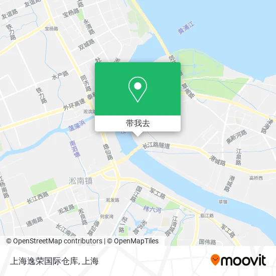 上海逸荣国际仓库地图