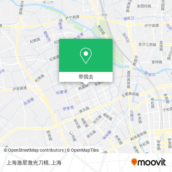 上海激星激光刀模地图