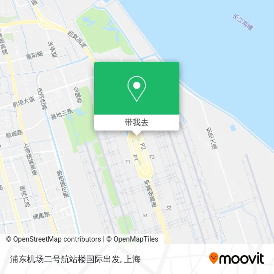 浦东机场二号航站楼国际出发地图