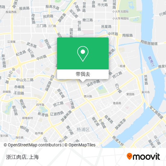 浙江肉店地图