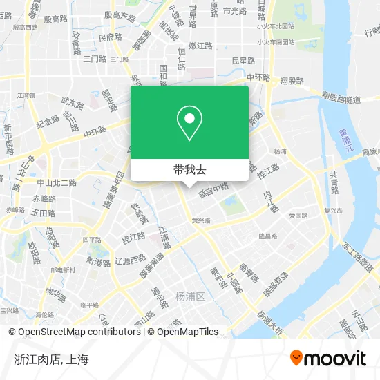 浙江肉店地图
