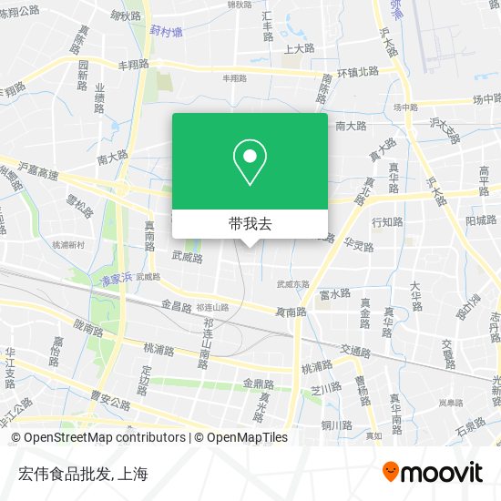 宏伟食品批发地图