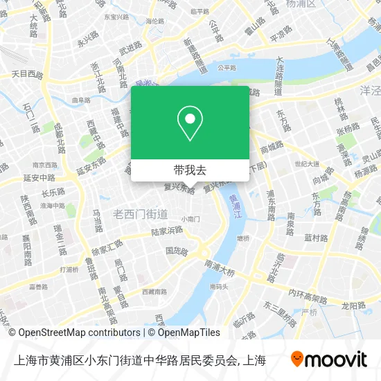 上海市黄浦区小东门街道中华路居民委员会地图