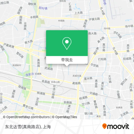 东北达雪(真南路店)地图