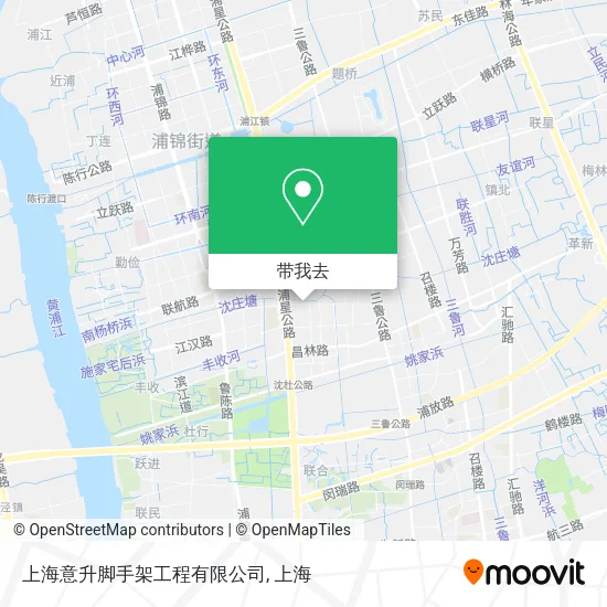 上海意升脚手架工程有限公司地图