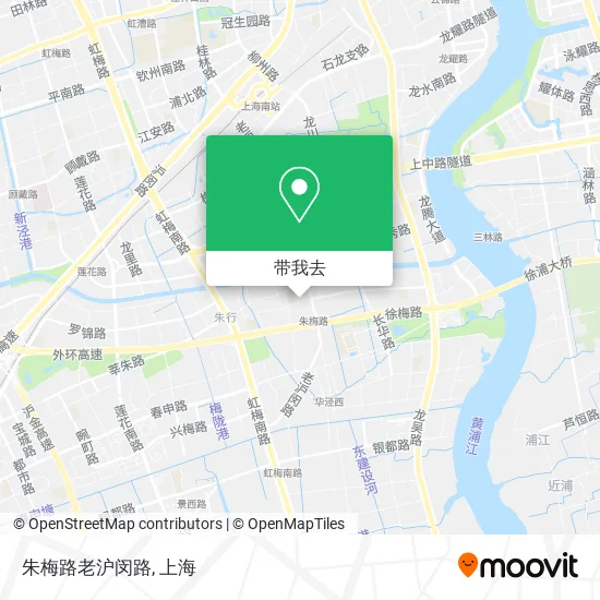 朱梅路老沪闵路地图