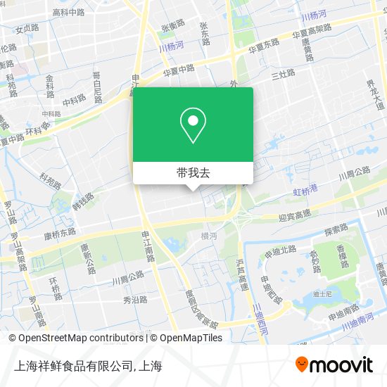 上海祥鲜食品有限公司地图