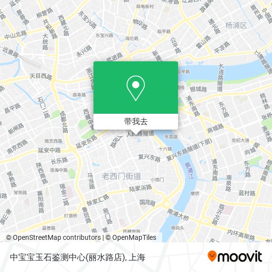 中宝宝玉石鉴测中心(丽水路店)地图