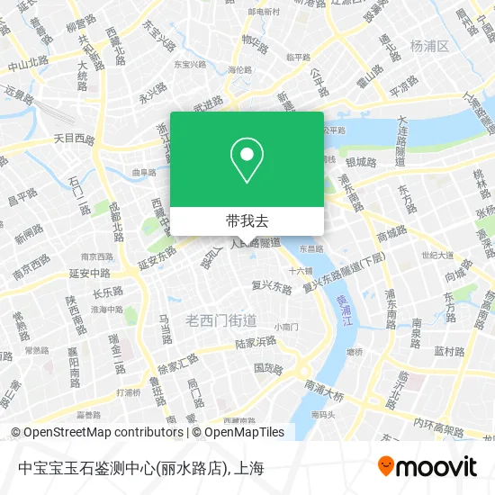 中宝宝玉石鉴测中心(丽水路店)地图