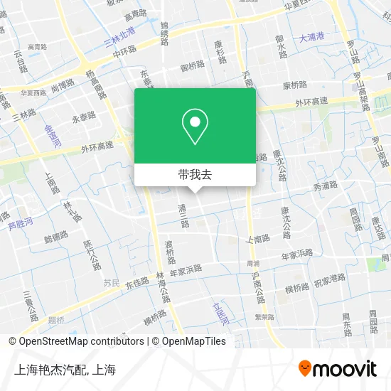 上海艳杰汽配地图