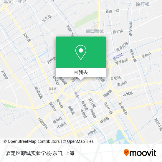 嘉定区疁城实验学校-东门地图