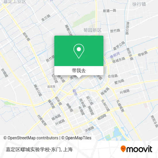 嘉定区疁城实验学校-东门地图