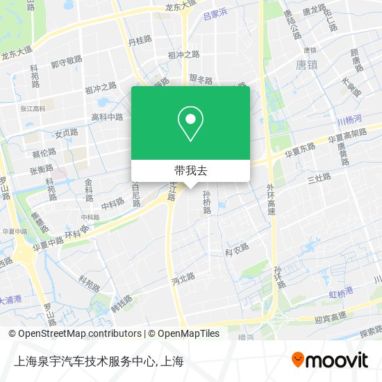 上海泉宇汽车技术服务中心地图