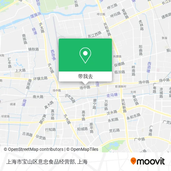 上海市宝山区意忠食品经营部地图