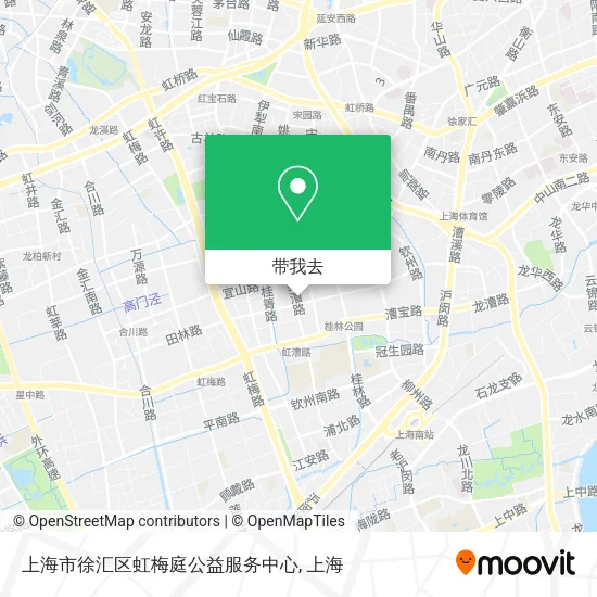 上海市徐汇区虹梅庭公益服务中心地图