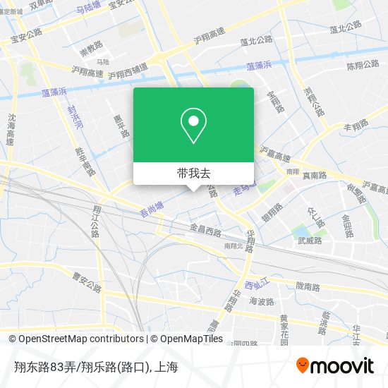 翔东路83弄/翔乐路(路口)地图