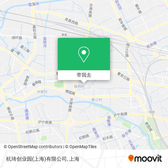 杭琦创业园(上海)有限公司地图