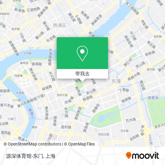 源深体育馆-东门地图