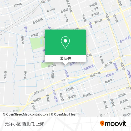 元祥小区-西北门地图