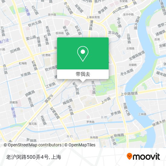老沪闵路500弄4号地图