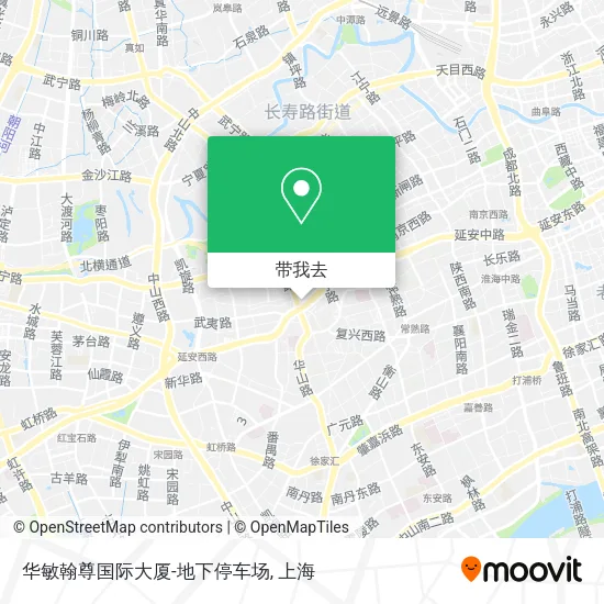 华敏翰尊国际大厦-地下停车场地图