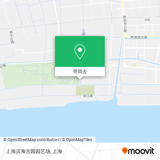 上海滨海古园园艺场地图