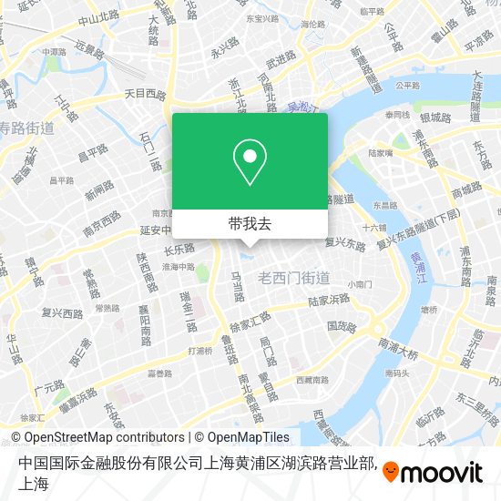 中国国际金融股份有限公司上海黄浦区湖滨路营业部地图